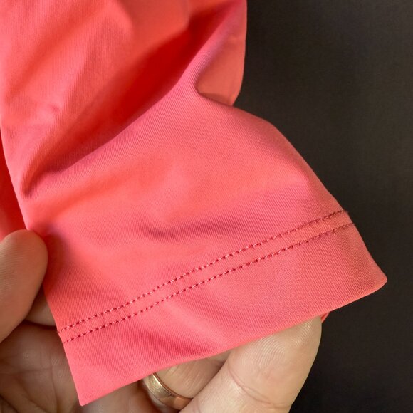 Land's End Women's 1X-2X, M LONG Rash Guard Top Elbow Sleeve Relaxed Tee UPF 50 - Picture 3 of 9